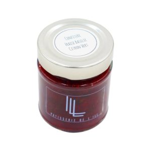 pot de confiture fraise citron vert basilic confiture artisanale Alsace