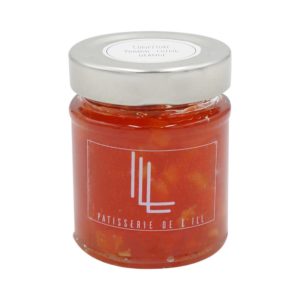 pot de confiture pomme, coing orange confiture artisanale Alsace