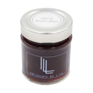 pot de confiture quetsche et cannelle confiture artisanale Alsace